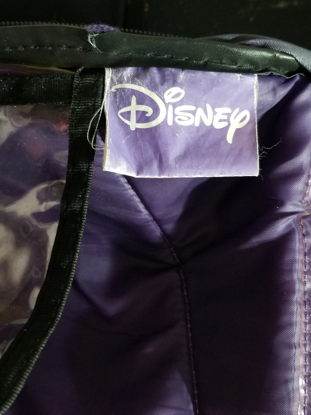 Vintage Kids' One Size Disney Magenta And Purple Winnie the Pooh School Backpack - Picture 2 of 14